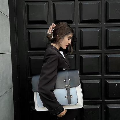 ECOSUSI Laptop Bag for Women Vegan Leather Messenger Bag Fashion Briefcase Computer Satchel Bag