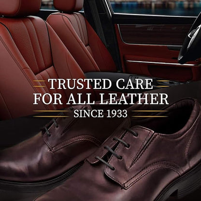 Lexol All Leather Cleaner for Car Interior, Couches and Furniture, Shoes and Boots, Purses and Handbags, Baseball Gloves and Horse Saddles, and More, 16.9 oz