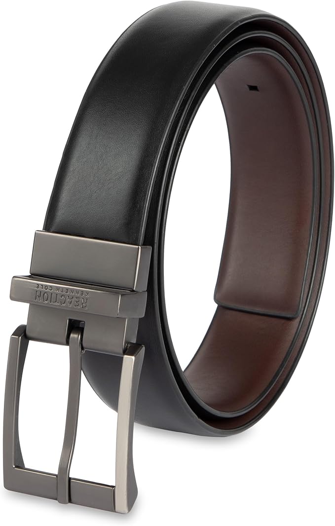 Kenneth Cole REACTION Men's 2-in-1 Reversible Dress Belt