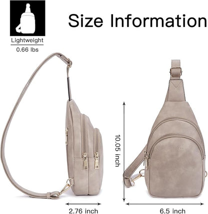 Telena Crossbody Bags for Women Leather Cross Body Sling Bag for Woman Travel