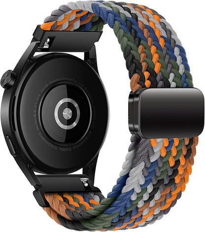 Mazoft Braided Sport Band Compatible with Samsung Galaxy Watch Band 7/FE/6/5/4/3 & Watch 5 Pro & 6/4 Classic &Gear S3/S2, 20mm & 22mm watch band for Samsung Watch 47mm 46mm 45mm 44mm 40mm 43/42/41mm