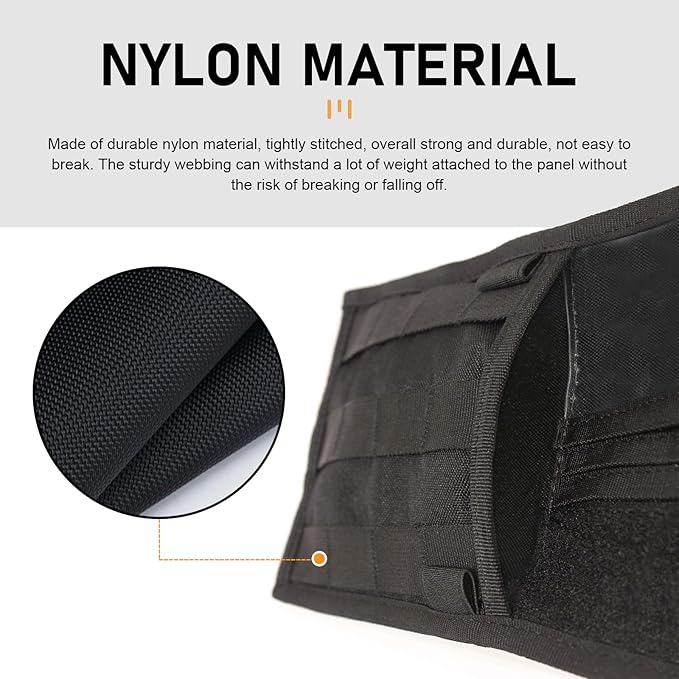Visor Panel Organizer, Car Sun Visor Organizer, Storage Holder Pouch Bag with Velcro Strap for Pen Card Sunglass, Compatible with Vehicle SUV MPV (Black)