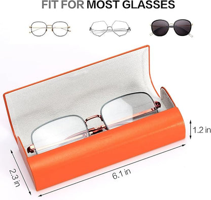 Vemiss Hard Shell Eyeglass Cases, Lightweight Portable Glasses Case for Women Men