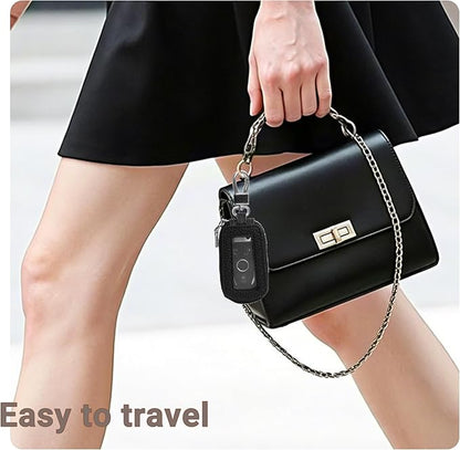 Yuoyar Premium Leather Key Fob Case - Universal Car Key Holder