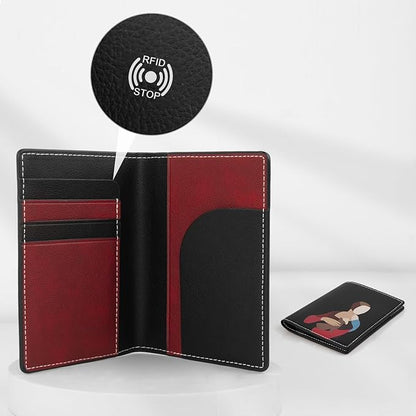 Lychii Passport Holder Cover, Ultra Slim PU Leather Travel Passport Wallet Organizer, 5.7 x 4.1 Inches