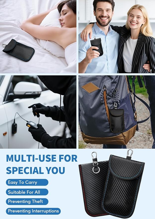 Faraday Key Fob Protector, Faraday Bags for Car Keys