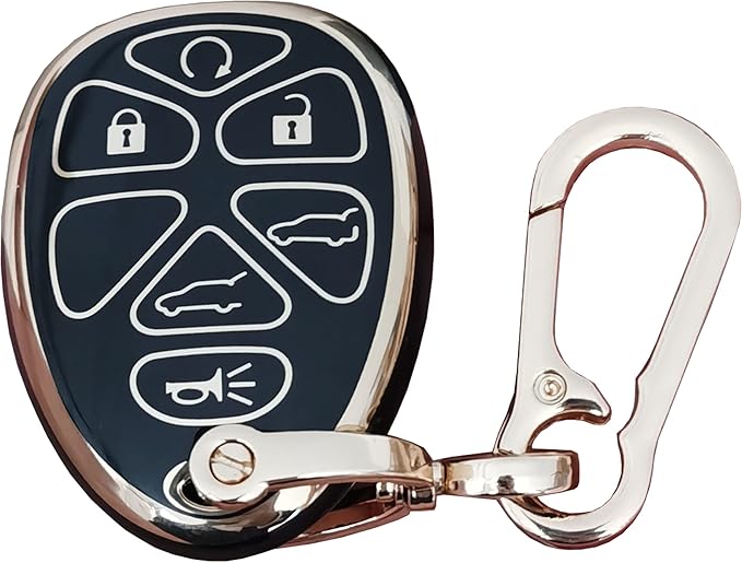 for Chevrolet Key Fob Cover Fit for Chevy Suburban Tahoe Traverse Buick Enclave Cadillac Escalade GMC Yukon