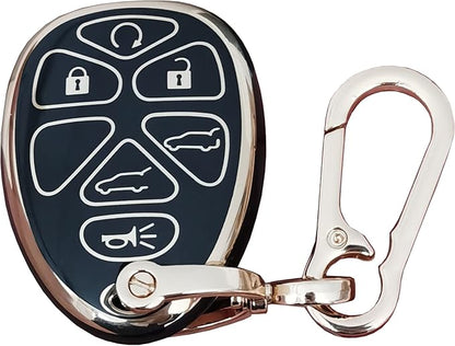 for Chevrolet Key Fob Cover Fit for Chevy Suburban Tahoe Traverse Buick Enclave Cadillac Escalade GMC Yukon