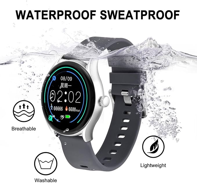 BISONSTRAP Silicone Watch Bands, Slim Watch Straps with Quick Release, 21mm, Grey with Silver Buckle