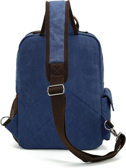 Sechunk Canvas Messenger Bag Sling Bag Crossbody Bag Shoulder Bag Retro Cross Body Handbags