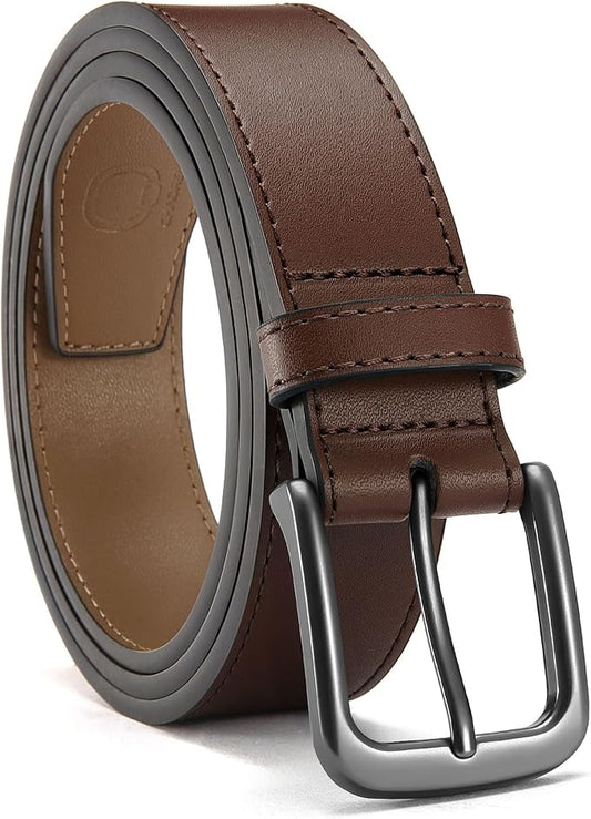 CHAOREN Mens Belts Leather - 35mm Genuine Leather Belt for Jeans - Men Gift for Casual Dress