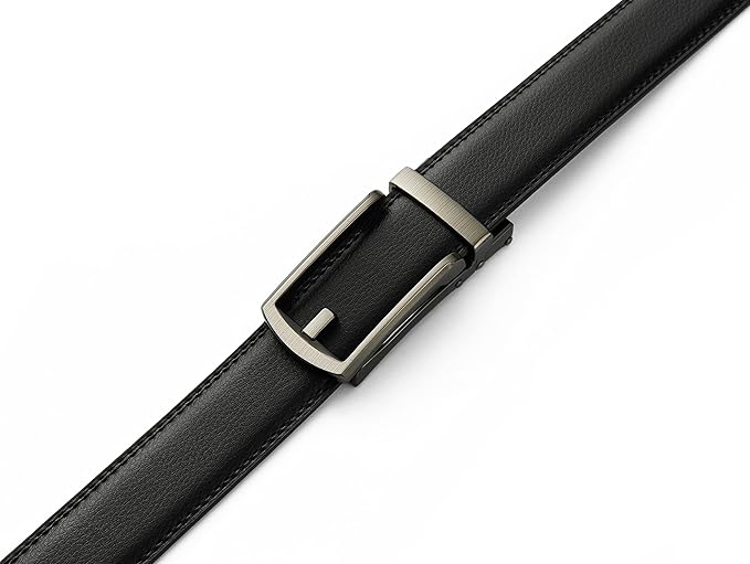 CHAOREN Mens Dress Belt - Ratchet Belt Leather 1 1/4" Comfort Click - Perfect Companion to Mens Dress Shoes