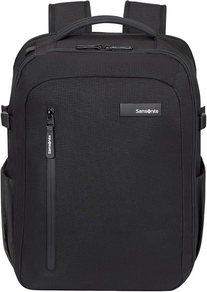 Samsonite Roader Cabin Backpack 40 x 30 x 20 cm Hand Luggage for Ryanair, Wizz Air & Vueling, Underseat Bag with Laptop Compartment 15.6 Inches, 26 L, 0.70 kg, Black (Deep Black)