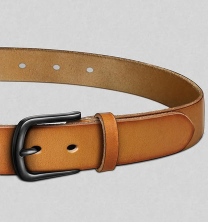 BULLIANT Men Belt Multi Pack,Leather Belt For Gift Men Golf Dress Casual Jean 7Holes 1 3/8"