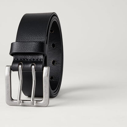Amazon Essentials AE - Accessories Men's Double Prong Leather Belt