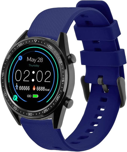 BISONSTRAP Watch Strap 18mm 19mm 20mm 21mm 22mm, Quick Release Silicone Watch Bands for Men Women
