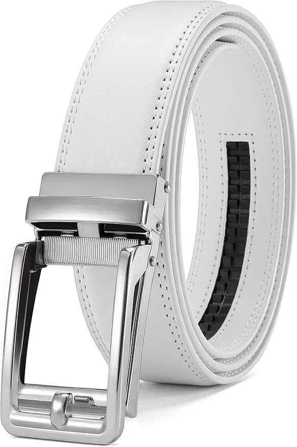 CHAOREN Click Belts for Men - Mens Ratchet Belt 1 3/8" for Dress Pants - Perfect Companion to Men's Oxfords