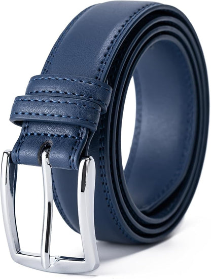 Aegero Mens Belt, Leather Dress Jeans Belt, Fashion & Classic Designs Ideal Match for Work Business and Casual