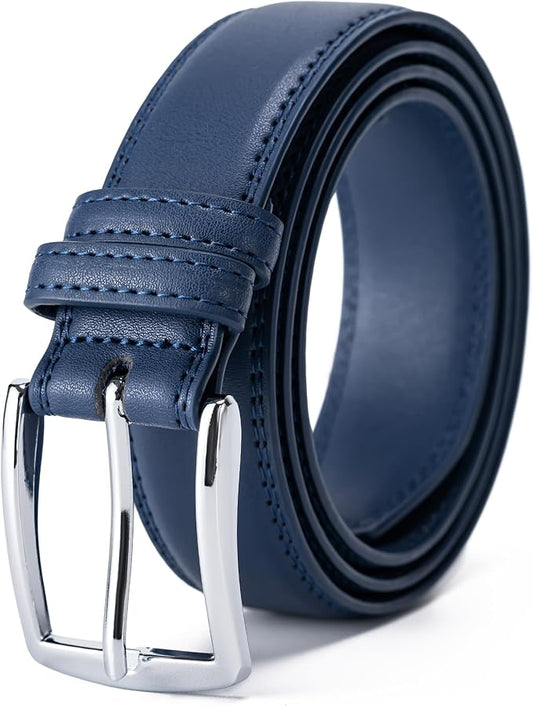 Aegero Mens Belt, Leather Dress Jeans Belt, Fashion & Classic Designs Ideal Match for Work Business and Casual