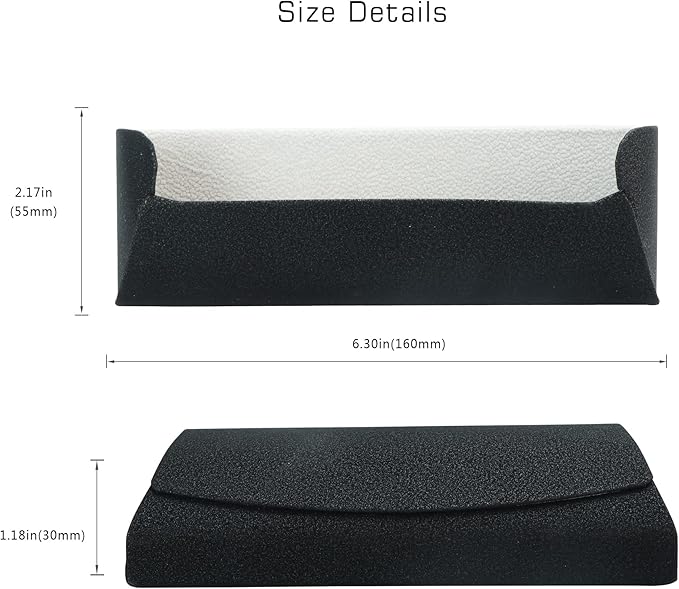 VisionGlobal Hard Shell Eyeglass Case for Eyeglasses and Sunglasses for Men/Women and Kids