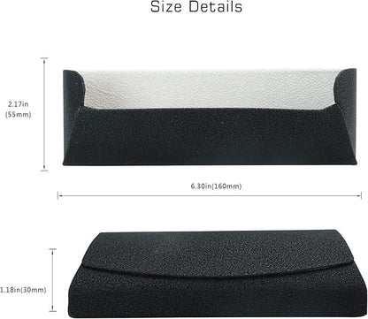 VisionGlobal Hard Shell Eyeglass Case for Eyeglasses and Sunglasses for Men/Women and Kids
