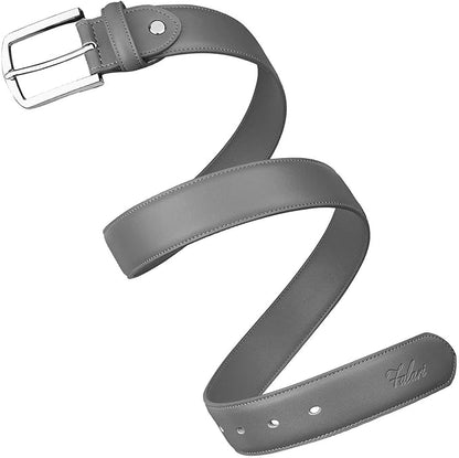 Falari Men Genuine Leather Casual Dress Belt With Single Prong Buckle, Classic Style Belt