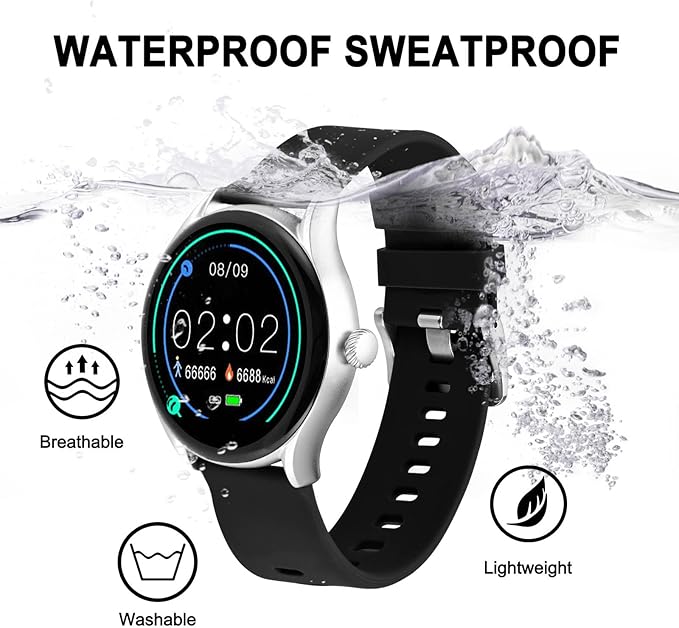 BISONSTRAP Silicone Watch Bands, Slim Watch Straps with Quick Release, 21mm, Black with Silver Buckle