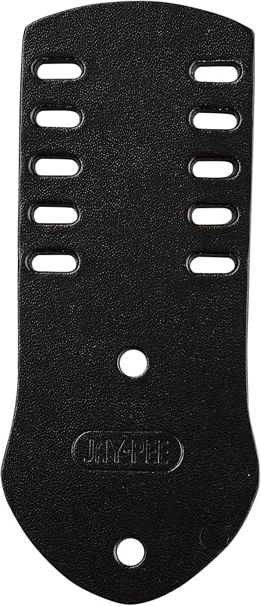 Jay-Pee Police Citation Bar and Badge Holder Five Bars Genuine Leather Black