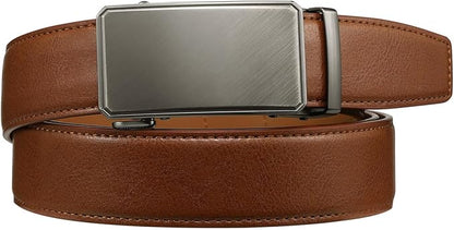 Zitahli Ratchet Belts for Men,Adjustable for Gift mens belt Leather For Dress and Casual Trim to Fit,Men's Accessories
