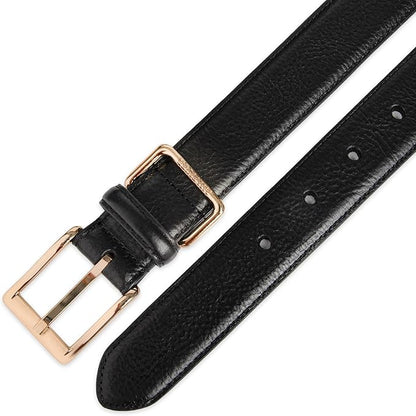 Tommy Hilfiger Men’s Semi‑Dress Leather Belt, Versatile Everyday Style (Regular & Big and Tall Sizes)