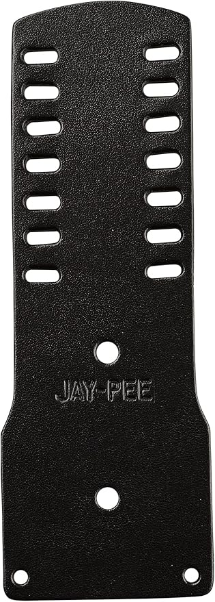 Jay-Pee Police Citation Badge Holder Name Tag Holder Seven Bars Black Leather