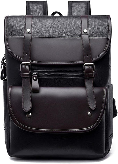 Laptop Backpack Stylish Waterproof Laptop Bag for Business Work Weekender Travel, black