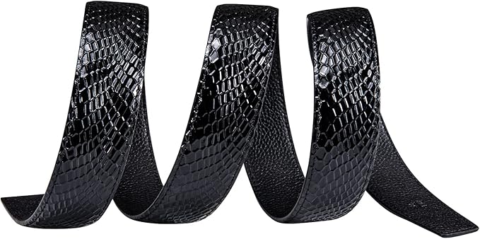 Barry.Wang Mens Belts Leather Ratchet Automatic Buckle Slide Click 1 3/8" Designer Dress Fashion Classic Casual Work Business