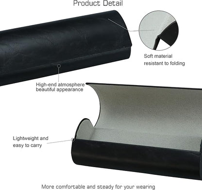 VisionGlobal Hard Shell Eyeglass Case for Eyeglasses and Sunglasses for Men/Women and Kids