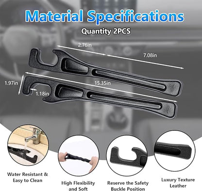 【Compatible with Mazda CX-5】 Seat Gap Filler,No Drop Seat Guard Compatible with Mazda CX-5,Drop Seat Guards for Cars(2Pcs),Emergency Keychain Car Escape Tool(2Pcs)