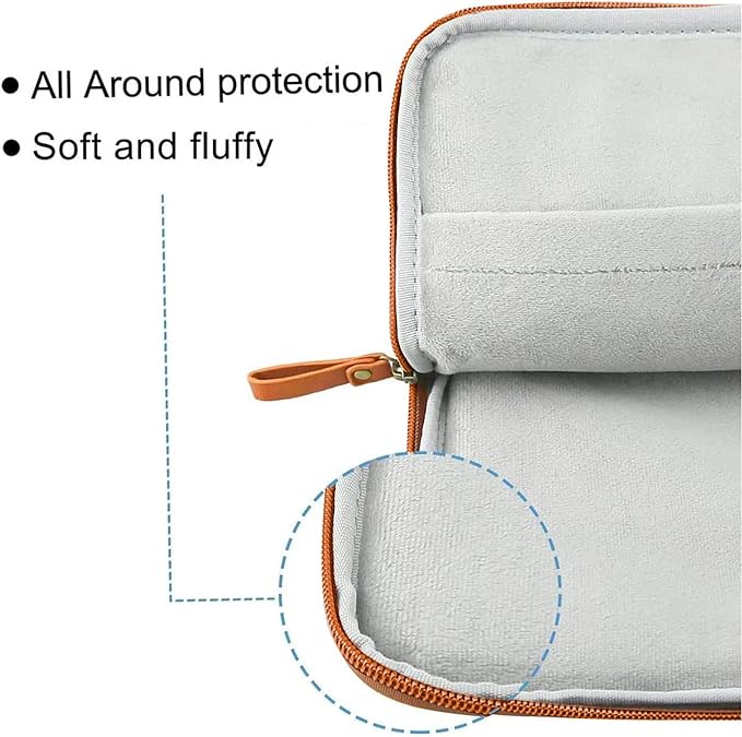 MOSISO Laptop Sleeve Bag 13 inch Compatible with MacBook Neo 13 A18/Air 13.6 inch 2026-2022 M4 M3 M2/Air 13 inch 2022-2018 M1/Pro 13 2026-2016 M2 M1, PU Leather Padded Bag Waterproof Case, Brown