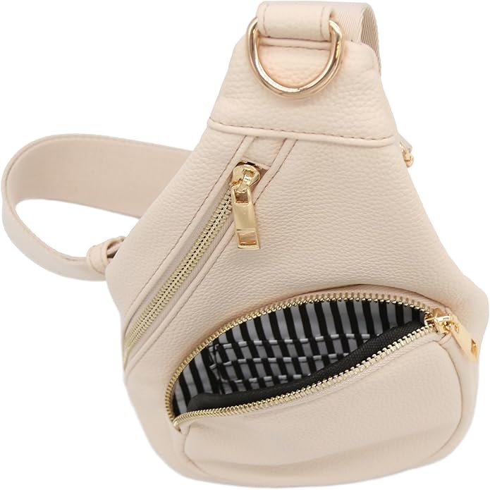 FashionPuzzle Compact Triangle Sling Bag | Compact