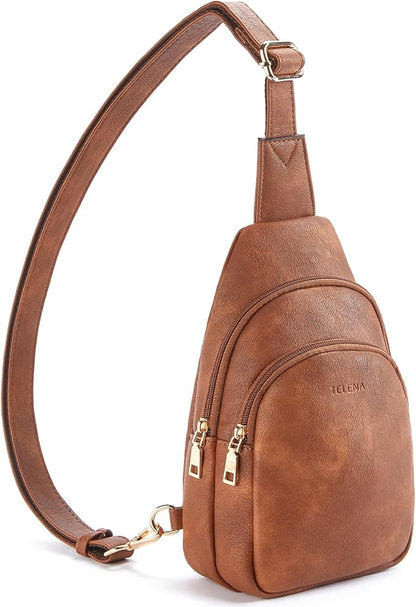 Telena Crossbody Bags for Women Leather Cross Body Sling Bag for Woman Travel