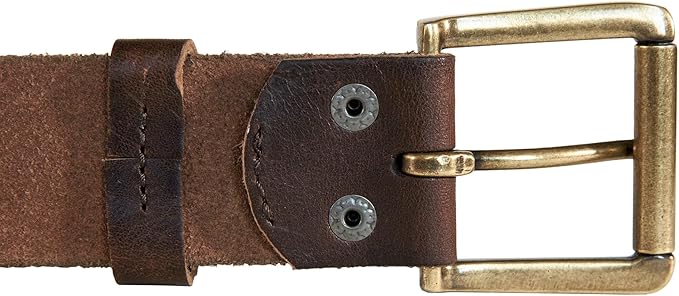 Lucky Brand Men's Jeans Leather Belt| Classic| Casual| Dress| Everyday| American Heritage| Genuine Leather| Metal Buckle