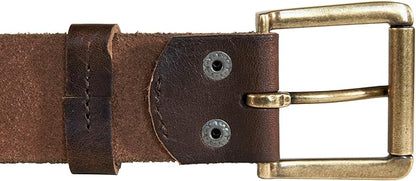 Lucky Brand Men's Jeans Leather Belt| Classic| Casual| Dress| Everyday| American Heritage| Genuine Leather| Metal Buckle