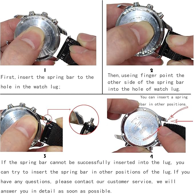 Moran Stainless Steel Mesh Watch Band Quick Release Replacement Strap 18mm 19mm 20mm 22mm for Men Women