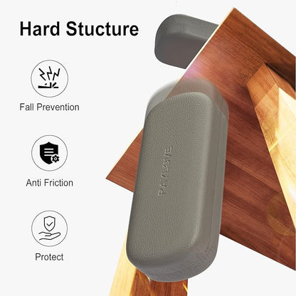 RayLove Glasses Case Hard Shell Eyeglass Case with Cleaning Cloth, PU Leather Protective Eye Glass Cases Fits Most Sunglasses
