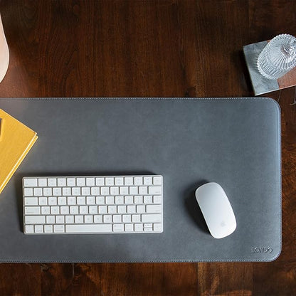 Londo Leather Extended Mouse Pad – Large Desk Mat for Office & Gaming, Smooth Writing Surface, Non-Slip Base, Durable & Stylish Workspace Accessory