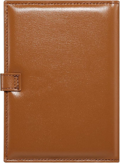 Passport Holder for Travel Essentials, Passport Wallet Cover Card holder Case for Travel Must Haves Accessories, Passport Book Holders for Women and Men, Brown