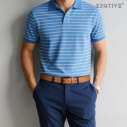 XZQTIVE Men’s Metal Free Belt Hypoallergenic Leather Belts For Jeans Dress Nickle Free TSA Belt With Black Buckle