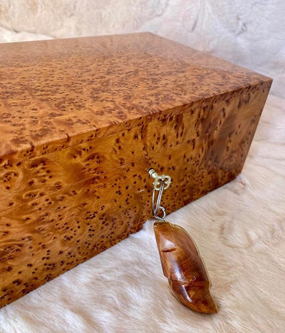 Hand Carved Wooden Multipurpose Keepsake Jewelry Decorative Art Box Storage Organizer (Large wood Box,Antique) (X-Large With Lock 2)
