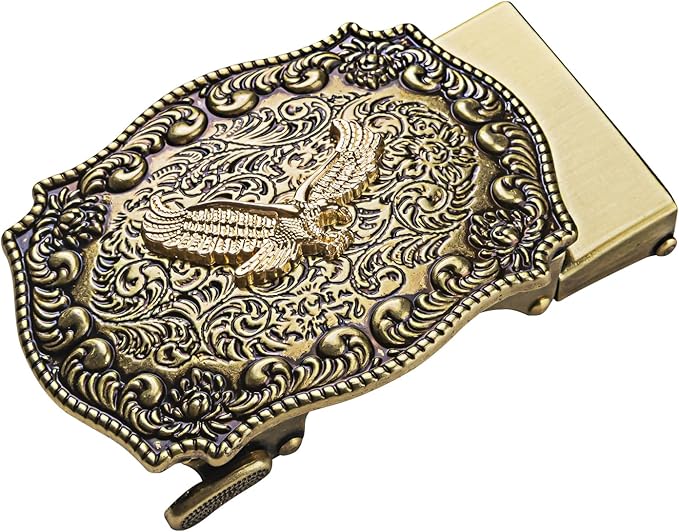 Barry.Wang Mens Belts Leather Ratchet Automatic Buckle Slide Click 1 3/8" Designer Dress Fashion Classic Casual Work Business
