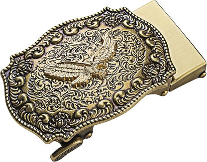 Barry.Wang Mens Belts Leather Ratchet Automatic Buckle Slide Click 1 3/8" Designer Dress Fashion Classic Casual Work Business