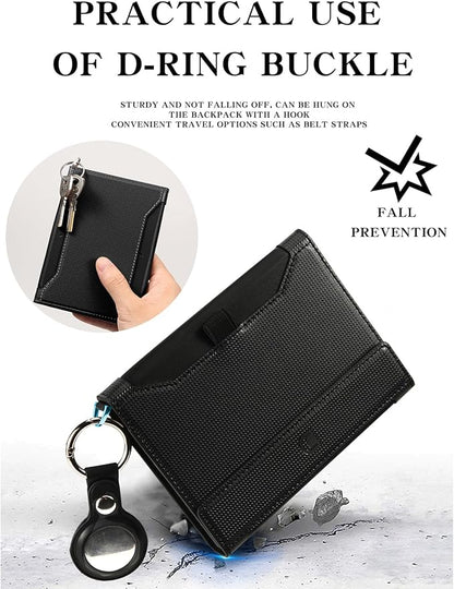 Passport Holder for Travel Essentials, RFID Blocking PU Leather Passport Wallet Cover Card holder Case Passport Book Holders for Women and Men, Black