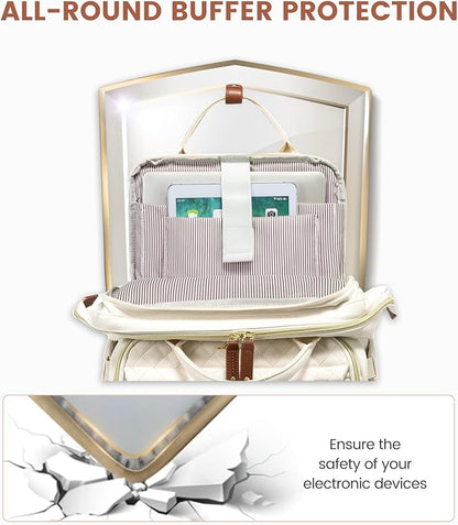 LOVEVOOK Laptop Backpack for Women, 15.6'' Waterproof Nurse Bag Teacher Work Backpack Purse for Women, Travel Computer Backpack for College Office Business Ladies